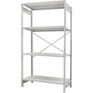 Стеллаж ПС 1500x400x1500 (4 полки) основной (150 кг на полку)