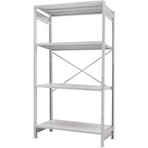 Стеллаж ПС 1500x400x1500 (4 полки) основной (200 кг на полку)