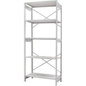 Стеллаж ПС 1500x400x2000 (5 полок) основной (100 кг на полку)