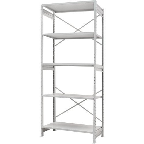 Стеллаж ПС 1500x400x2000 (5 полок) основной (100 кг на полку)