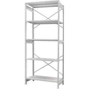 Стеллаж ПС 1500x400x2000 (5 полок) основной (150 кг на полку)