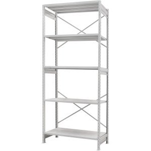 Стеллаж ПС 1500x400x2000 (5 полок) основной (200 кг на полку)