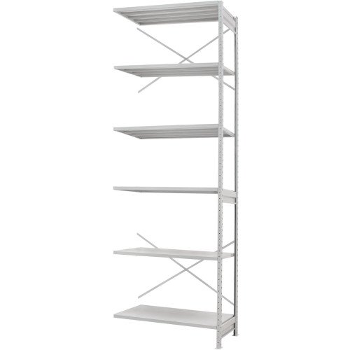 Стеллаж ПС 1150x500x2500 (6 полок) приставной (250 кг на полку)
