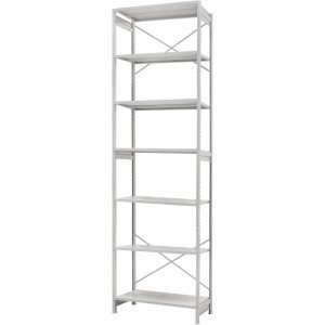 Стеллаж ПС 1500x400x3000 (7 полок) основной (150 кг на полку)