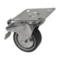 Колесо 3014А-50 поворотне з гальмом на платформі