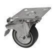 Колесо 3014А-100 поворотне з гальмом на платформі