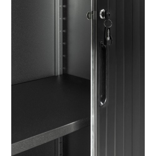 Канцелярська шафа з ролетними дверима ШКГ-10 р RAL-9005