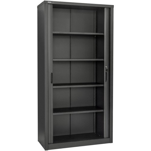 Канцелярська шафа з ролетними дверима ШКГ-10 р RAL-9005