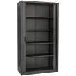 Канцелярська шафа з ролетними дверима ШКГ-12 р RAL-9005
