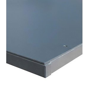 Столешница 1200 Ч - столешница OSB-25 мм + покрытие металл 4 мм с кантом