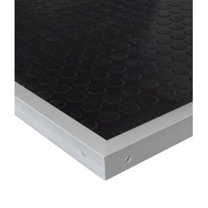 Столешница 1200 R - столешница OSB-25 мм + резиновое покрытие с кантом