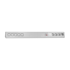 Блок електромонтажний металевий для СМП 31/150 Basic (розетки - 4 шт; вимикач-1 шт; автомат 16А-1шт)