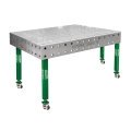 Стол сварщика GPPH SMART 12 1500х1000 с системой отверстий 16 мм на колесиках