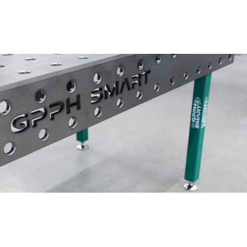 Стол сварщика GPPH SMART 12 1500х1000 с системой отверстий 16 мм на ножках
