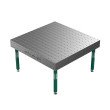 Стол сварщика GPPH SMART 12 1500х1480 с системой отверстий 16 мм на ножках