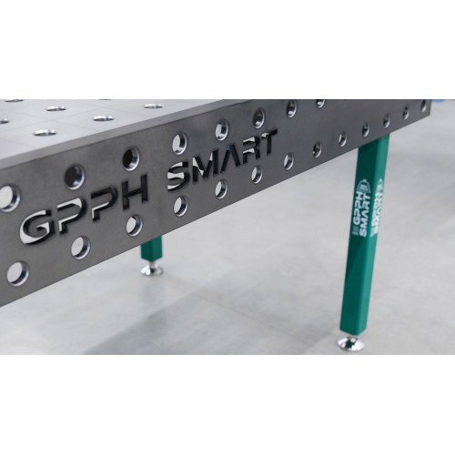 Стол сварщика GPPH SMART 12 1500х1000 с системой отверстий 28 мм на ножках
