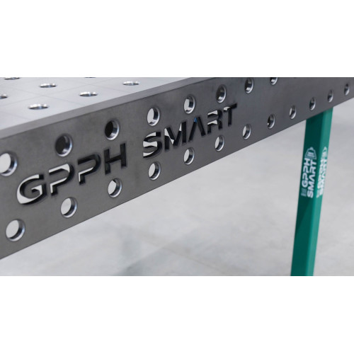 Стол сварщика GPPH SMART 12 1500х1000 с системой отверстий 28 мм на колесиках