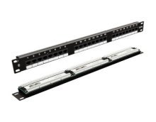 Патч панель 24 порти 1U 19" UTP CAT5E