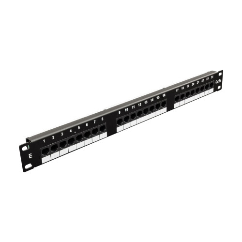 Патч панель 24 порти 1U 19" UTP CAT5E