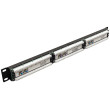 Патч панель 24 порти 1U 19" UTP CAT5E