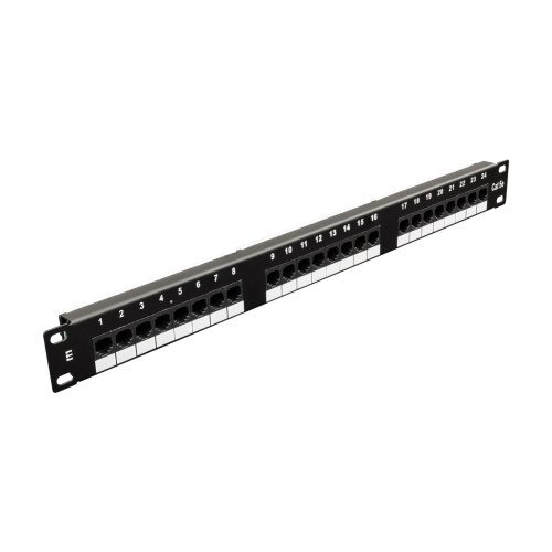 Патч панель 24 порта 1U 19" UTP CAT5E