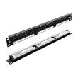 Патч панель 24 порта 1U 19" UTP CAT5E