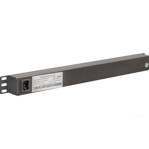 Розеточный блок 19 дюймов, 8 подключений без кабеля