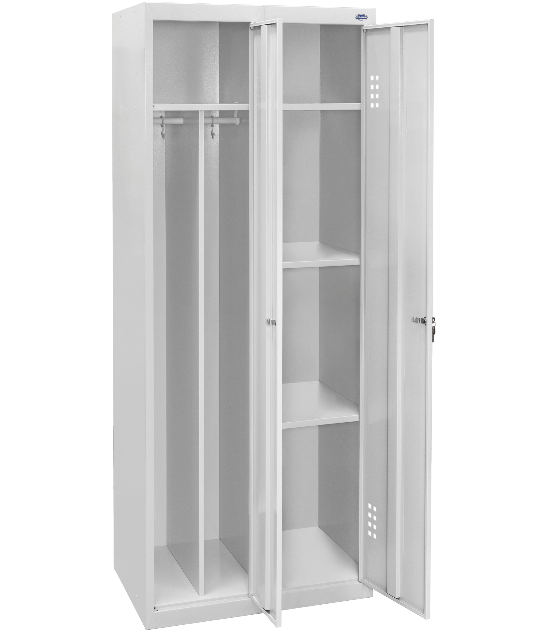 Фото одягової металевої шафи у виконанні 2