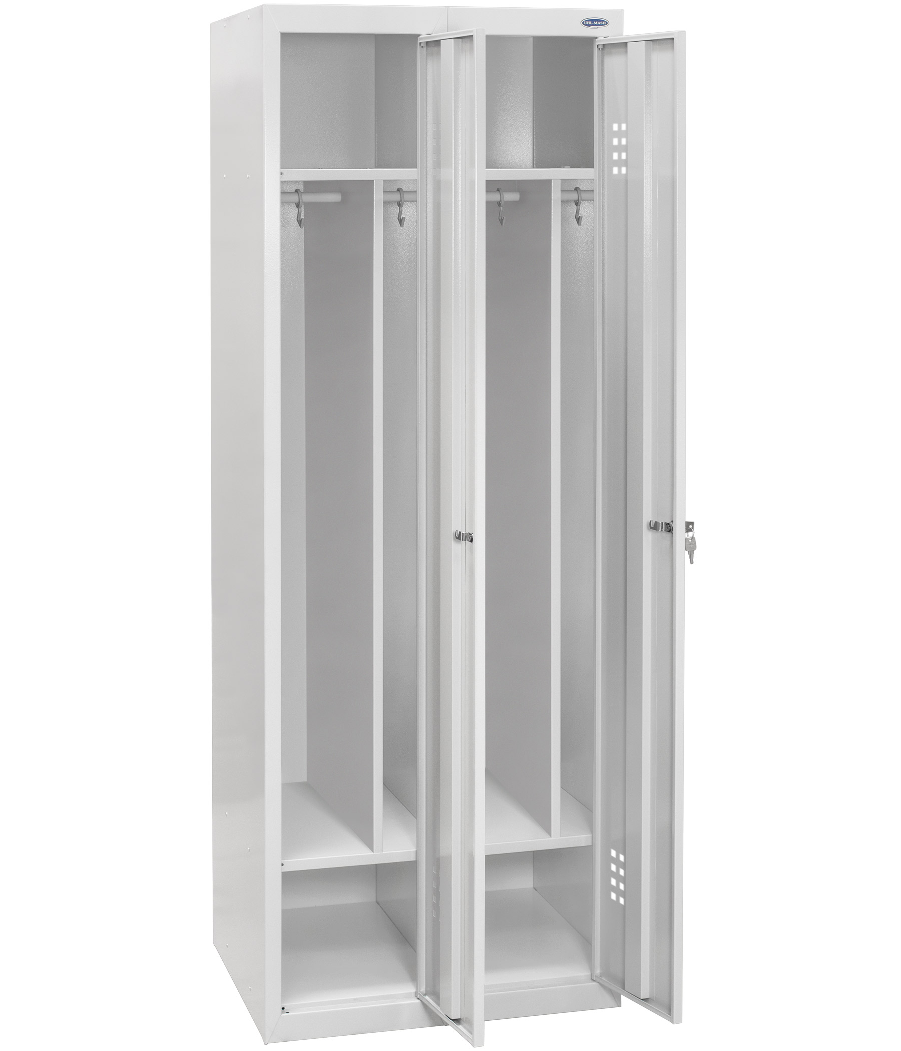 Фото одежного металлического шкафа в исполнении 7