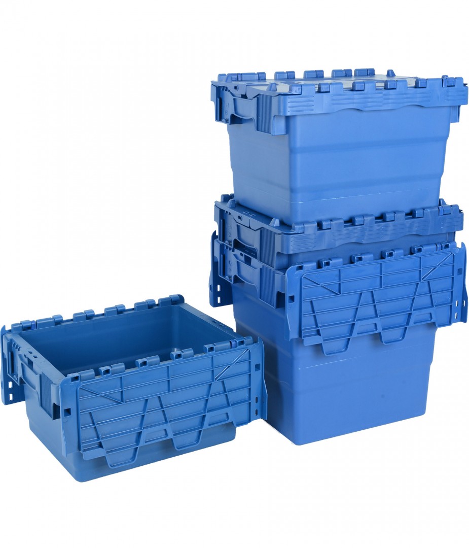 Пластиковые контейнеры с распашными крышками