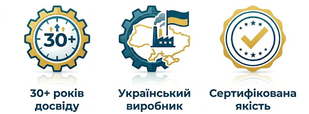 Переваги виробника УХЛ-МАШ