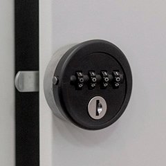 Замок поворотный кодовый на 4 комбинации с мастер-ключом