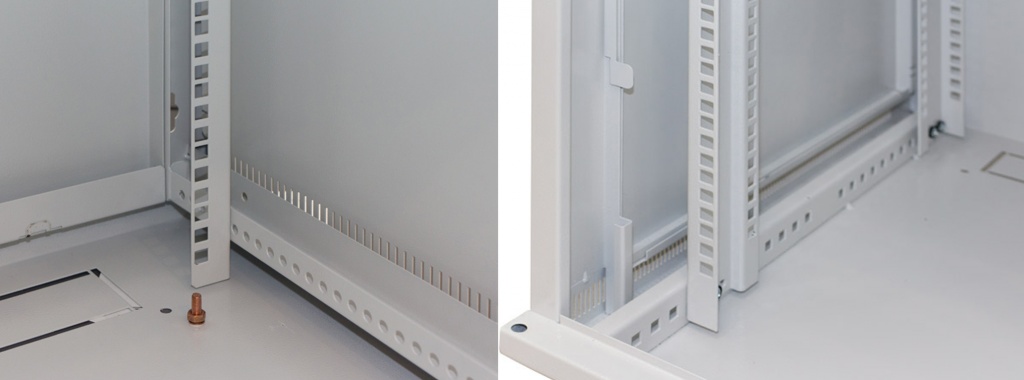 Изображение креплений навесного серверного шкафа